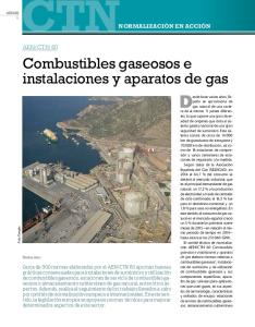 Combustibles gaseosos e instalaciones y aparatos de gas - Aenor