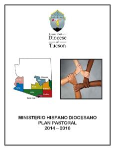 Diocesan Hispanic Ministry Pastoral Plan