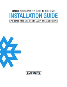 installation guide - Subzero-Wolf